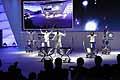 Stand Volkswagen intrattenimento musicale prime della presentazione della nuova Passat